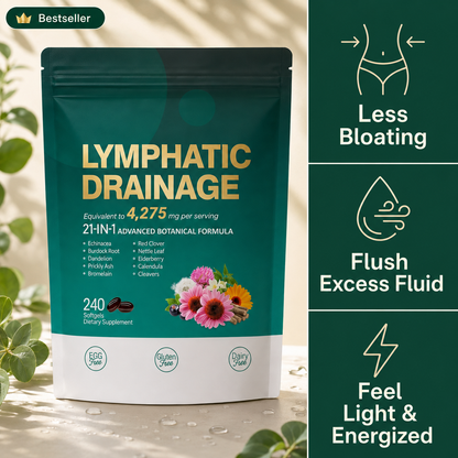 Lymphatic Drainage Softgels — Naturally Reduces Bloating & Puffiness from Within