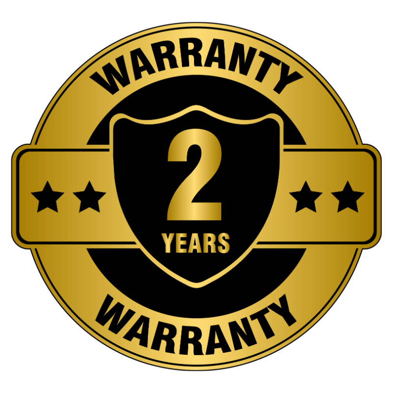 2 Years Warranty