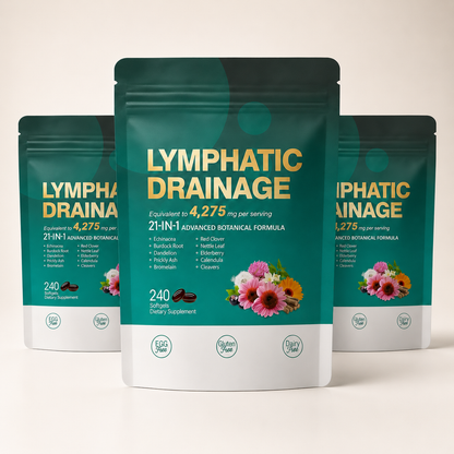 Lymphatic Drainage Softgels — Naturally Reduces Bloating & Puffiness from Within